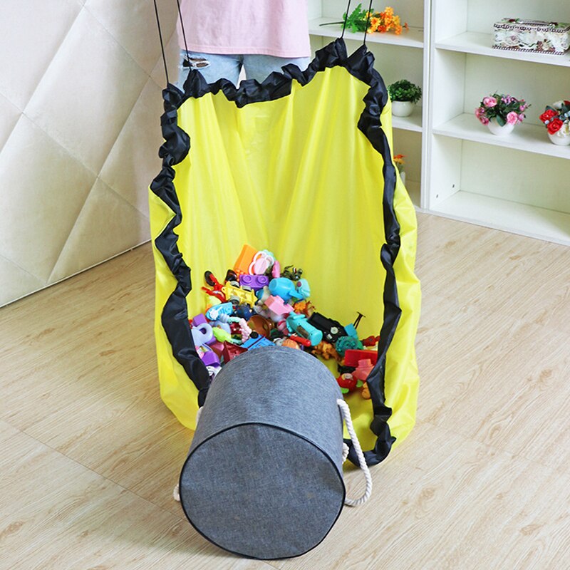 Sports Equipment Box - Toy Storage Bucket Bundle Pocket Children's