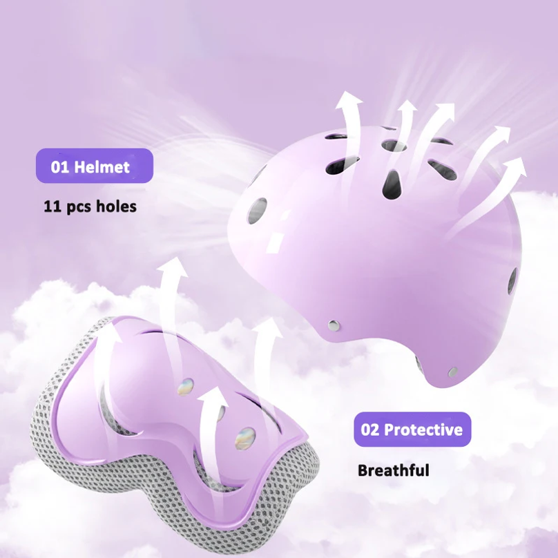 6/7 Pcs Set Children Protectiv - огляд і ціна Sports Equipment 7 Year Old