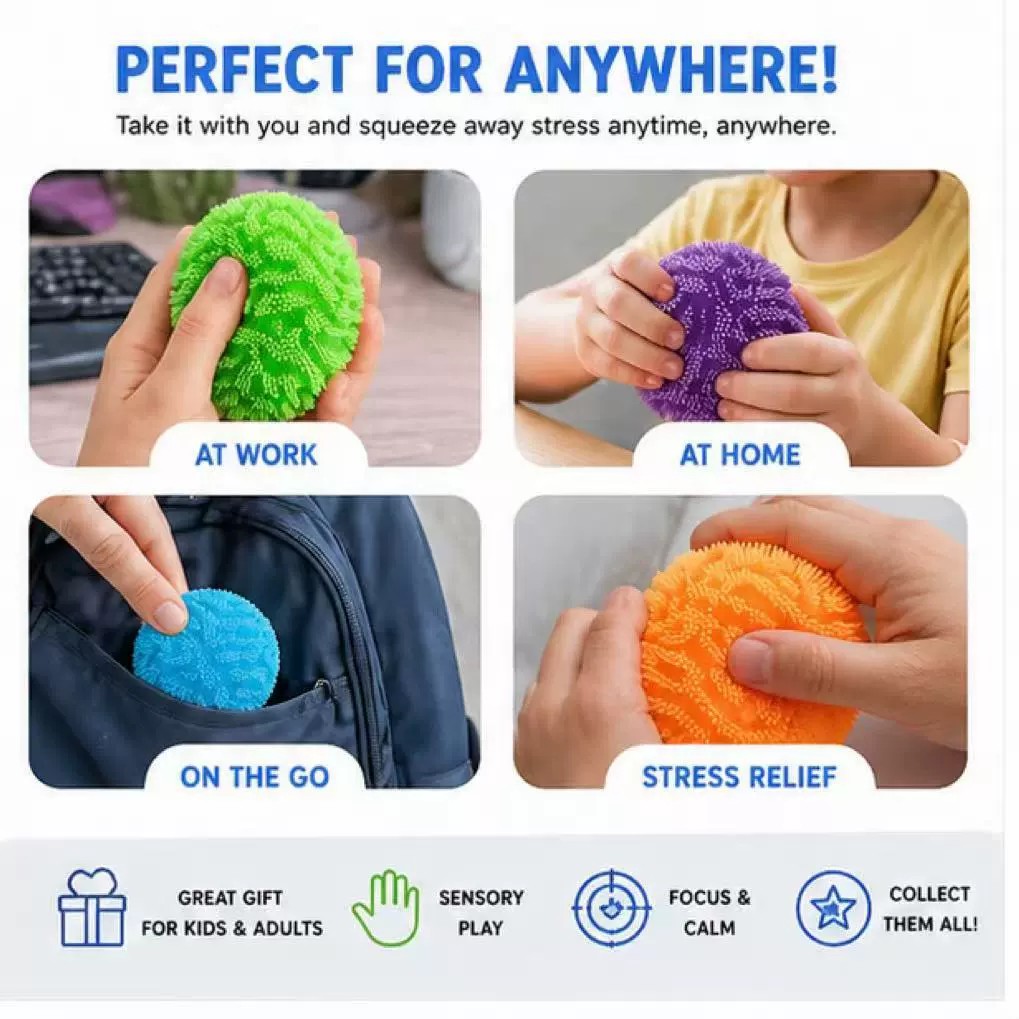 New NeeDoh Maltose Fuzz Ball B - огляд і ціна Sports Equipment Box