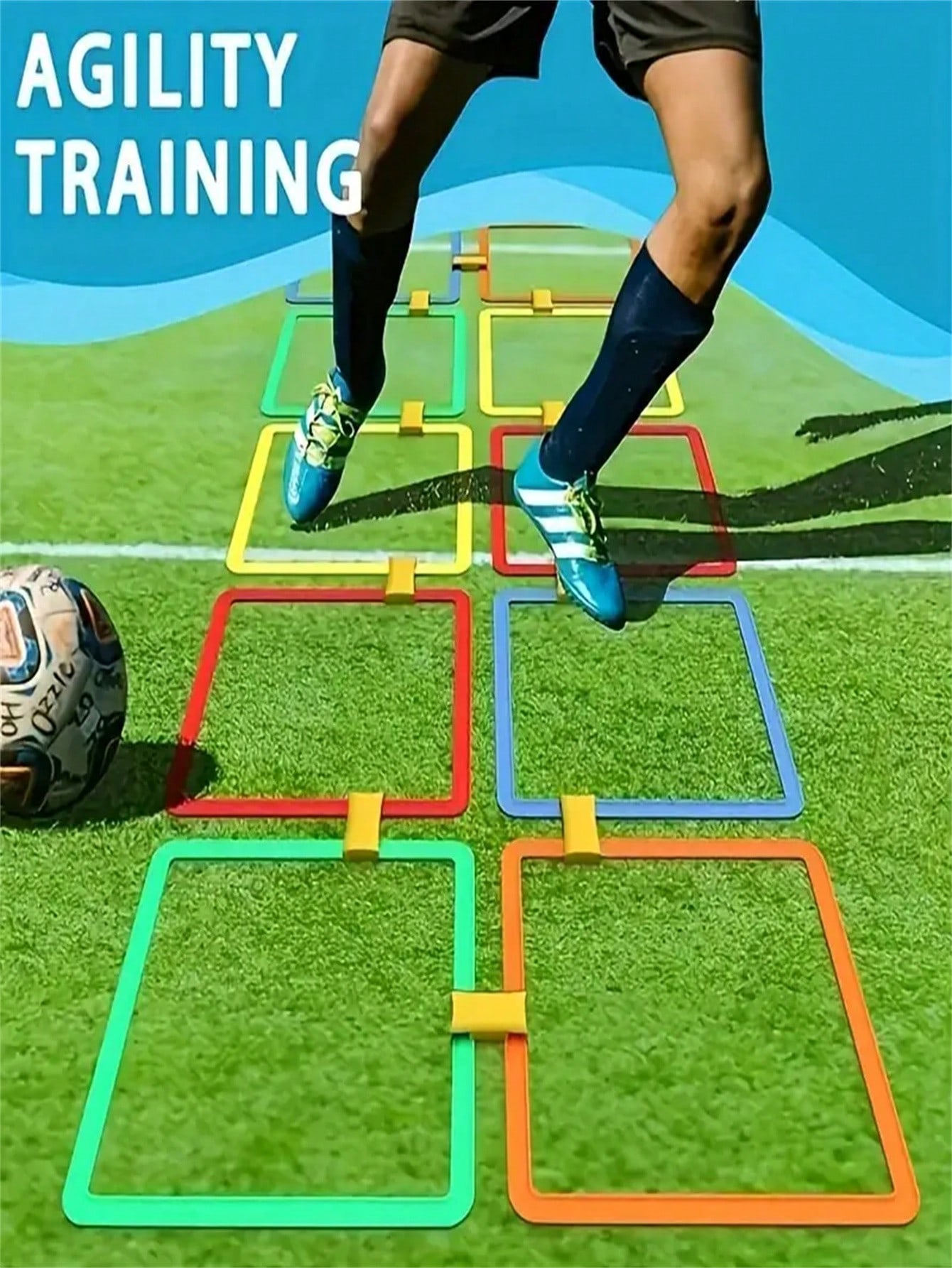 10pcs Durable PP Plastic Agili - огляд і ціна Sports Equipment For Kids