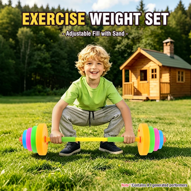 Adjustable Kids Dumbbell Barbe - огляд і ціна Sports Equipment For Kids