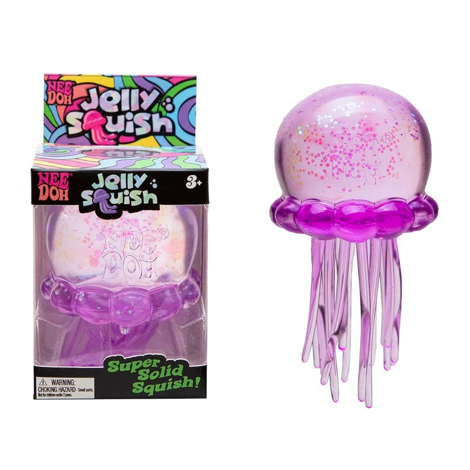 NeeDoh Fuzz Ball Jellyfish Squ - огляд і ціна Sports Equipment Box